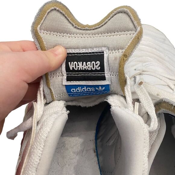 ADIDAS SOBAKOV 2.0 'WHITE SCARLET' EE5631 - sz 13 - White / red - MENS - Lace up - Picture 5 of 11